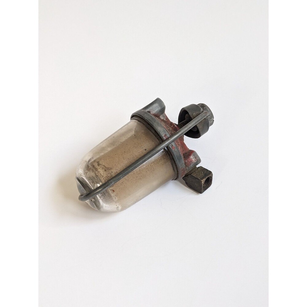 Vintage Carter Carbureter Fuel Filter Glass Sediment Bowl Trap 214639 Patent USA